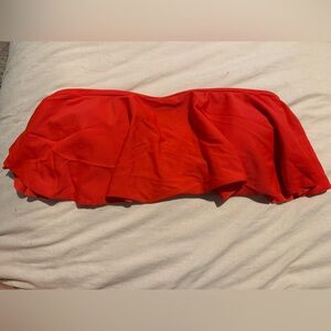 Xhilaration Bold Orange Strapless Top